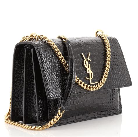 yves saint laurent sunset medium chain bag|SUNSET MEDIUM IN SMOOTH LEATHER .